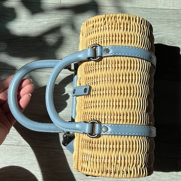 Coach Wicker Barrel Bag - Picture 12 of 16